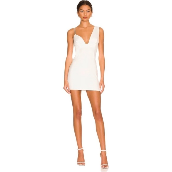 NWT superdown Eleanor Mini Dress in White - Picture 1 of 8